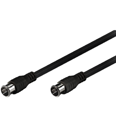 SAT Quick F-Cable 0,3m black High Quality Class A
