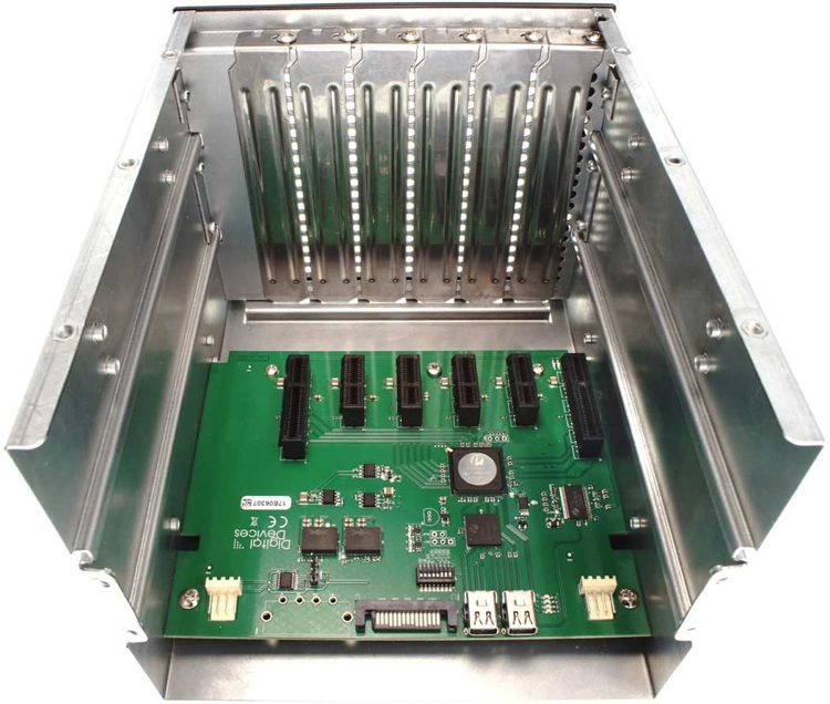 Digital Devices ExpandIO Extern - 6x PCIe Gen 2.0 Expander / Backplane inkl 2x 180cm Dataport Kabel