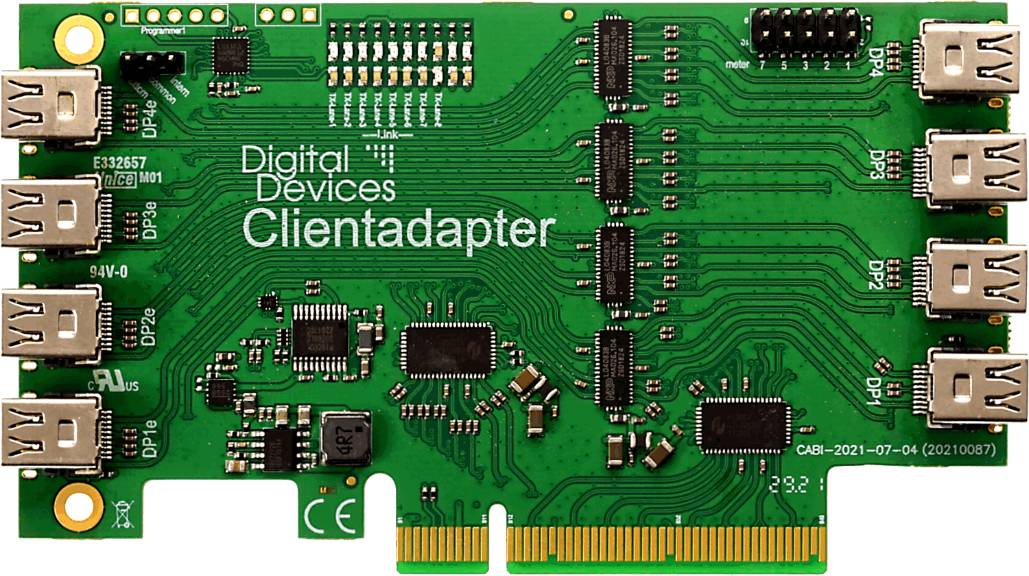 Digital Devices Case #3 PCIe Expander 6x | Backplane & Hostcontroller