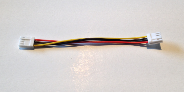 Power Cable 3,5" Molex female to 3,5" Molex female - ca. 10 cm